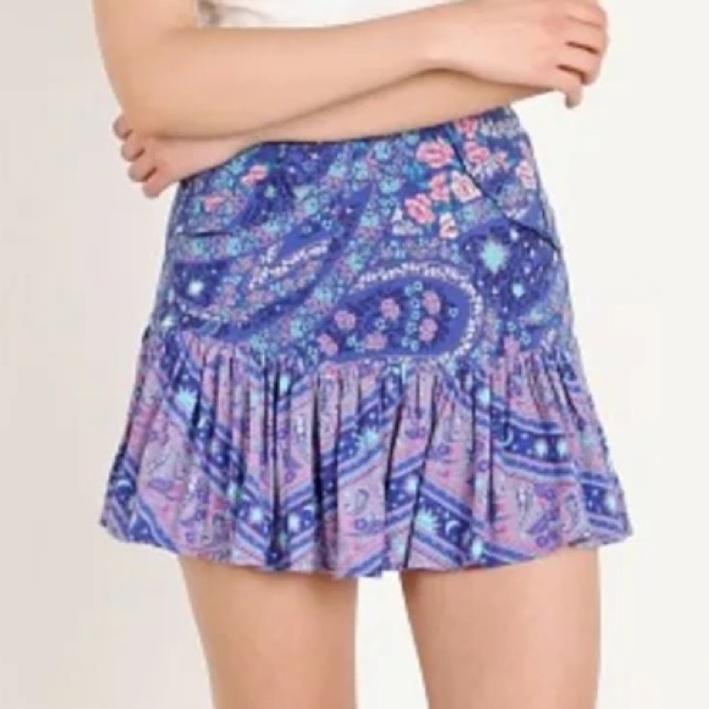 Spell & The Gypsy City Lights Celestial Mini Skirt